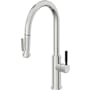 California Faucets Corsano 1.8 GPM Single Hole Pull Down Kitchen Faucet - Includes Escutcheon With High Spout Polished Chrome