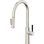 California Faucets Corsano 1.8 GPM Single Hole Pull Down Kitchen Faucet - Includes Escutcheon With High Spout Polished Nickel