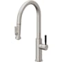 California Faucets Corsano 1.8 GPM Single Hole Pull Down Kitchen Faucet - Includes Escutcheon With High Spout Ultra Stainless Steel