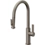 California Faucets Corsano 1.8 GPM Single Hole Pull Down Kitchen Faucet - Includes Escutcheon With High Spout Graphite