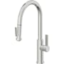 California Faucets Corsano 1.8 GPM Single Hole Pull Down Kitchen Faucet - Includes Escutcheon With High Spout Polished Chrome