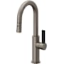 California Faucets Corsano 1.8 GPM Single Handle Single Hole Pull-Down Spray Bar / Prep Faucet Graphite