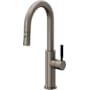 California Faucets Corsano 1.8 GPM Single Handle Single Hole Pull-Down Spray Bar / Prep Faucet Graphite