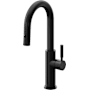 California Faucets Corsano 1.8 GPM Single Handle Single Hole Pull-Down Spray Bar / Prep Faucet Matte Black