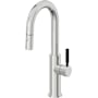 California Faucets Corsano 1.8 GPM Single Handle Single Hole Pull-Down Spray Bar / Prep Faucet Polished Chrome