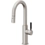 California Faucets Corsano 1.8 GPM Single Handle Single Hole Pull-Down Spray Bar / Prep Faucet Ultra Stainless Steel