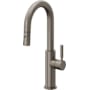 California Faucets Corsano 1.8 GPM Single Handle Single Hole Pull-Down Spray Bar / Prep Faucet Graphite