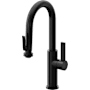 California Faucets Corsano 1.8 GPM Single Hole Pre-Rinse Pull Down Kitchen Faucet - Includes Escutcheon Matte Black