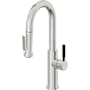 California Faucets Corsano 1.8 GPM Single Hole Pre-Rinse Pull Down Kitchen Faucet - Includes Escutcheon Polished Chrome