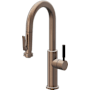 California Faucets Corsano 1.8 GPM Single Hole Pre-Rinse Pull Down Kitchen Faucet - Includes Escutcheon Satin Bronze