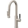 California Faucets Corsano 1.8 GPM Single Hole Pre-Rinse Pull Down Kitchen Faucet - Includes Escutcheon Satin Nickel