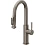 California Faucets Corsano 1.8 GPM Single Hole Pre-Rinse Pull Down Kitchen Faucet - Includes Escutcheon Graphite