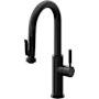 California Faucets Corsano 1.8 GPM Single Hole Pre-Rinse Pull Down Kitchen Faucet - Includes Escutcheon Matte Black