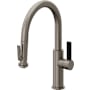 California Faucets Corsano 1.8 GPM Single Hole Pre-Rinse Pull Down Kitchen Faucet - Includes Escutcheon Graphite