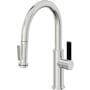 California Faucets Corsano 1.8 GPM Single Hole Pre-Rinse Pull Down Kitchen Faucet - Includes Escutcheon Polished Chrome