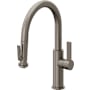 California Faucets Corsano 1.8 GPM Single Hole Pre-Rinse Pull Down Kitchen Faucet - Includes Escutcheon Graphite