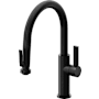 California Faucets Corsano 1.8 GPM Single Hole Pre-Rinse Pull Down Kitchen Faucet - Includes Escutcheon Matte Black