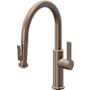 California Faucets Corsano 1.8 GPM Single Hole Pre-Rinse Pull Down Kitchen Faucet - Includes Escutcheon Satin Bronze