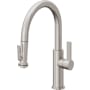 California Faucets Corsano 1.8 GPM Single Hole Pre-Rinse Pull Down Kitchen Faucet - Includes Escutcheon Ultra Stainless Steel