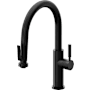 California Faucets Corsano 1.8 GPM Single Hole Pre-Rinse Pull Down Kitchen Faucet - Includes Escutcheon Matte Black
