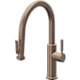 California Faucets Corsano 1.8 GPM Single Hole Pre-Rinse Pull Down Kitchen Faucet - Includes Escutcheon Satin Bronze