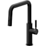 California Faucets Corsano 1.8 GPM Single Hole Pull Down Kitchen Faucet with ST Series Handle Matte Black