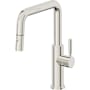 California Faucets Corsano 1.8 GPM Single Hole Pull Down Kitchen Faucet with ST Series Handle Polished Nickel