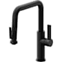 California Faucets Corsano 1.8 GPM Single Hole Pre-Rinse Pull Down Kitchen Faucet - Includes Escutcheon Matte Black