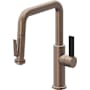 California Faucets Corsano 1.8 GPM Single Hole Pre-Rinse Pull Down Kitchen Faucet - Includes Escutcheon Satin Bronze
