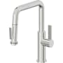 California Faucets Corsano 1.8 GPM Single Hole Pre-Rinse Pull Down Kitchen Faucet - Includes Escutcheon Polished Chrome