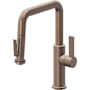 California Faucets Corsano 1.8 GPM Single Hole Pre-Rinse Pull Down Kitchen Faucet - Includes Escutcheon Satin Bronze