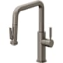 California Faucets Corsano 1.8 GPM Single Hole Pre-Rinse Pull Down Kitchen Faucet - Includes Escutcheon Graphite