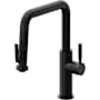 California Faucets Corsano 1.8 GPM Single Hole Pre-Rinse Pull Down Kitchen Faucet - Includes Escutcheon Matte Black