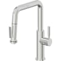 California Faucets Corsano 1.8 GPM Single Hole Pre-Rinse Pull Down Kitchen Faucet - Includes Escutcheon Polished Chrome