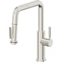 California Faucets Corsano 1.8 GPM Single Hole Pre-Rinse Pull Down Kitchen Faucet - Includes Escutcheon Polished Nickel