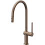 California Faucets La Spezia 1.8 GPM Single Hole Pull Down Kitchen Faucet Satin Bronze