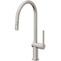 California Faucets La Spezia 1.8 GPM Single Hole Pull Down Kitchen Faucet Ultra Stainless Steel