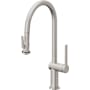 California Faucets La Spezia 1.8 GPM Single Hole Pull Down Kitchen Faucet Ultra Stainless Steel