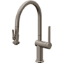 California Faucets La Spezia 1.8 GPM Single Hole Pull Down Kitchen Faucet Graphite