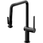 California Faucets La Spezia 1.8 GPM Single Hole Pull Down Kitchen Faucet Matte Black