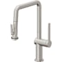 California Faucets La Spezia 1.8 GPM Single Hole Pull Down Kitchen Faucet Ultra Stainless Steel