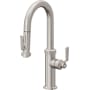 California Faucets Descanso Works 1.8 GPM Single Hole Pre-Rinse Pull Down Kitchen Faucet - Includes Escutcheon Ultra Stainless Steel