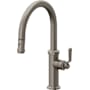 California Faucets Descanso Works 1.8 GPM Single Hole Pre-Rinse Pull Down Kitchen Faucet - Includes Escutcheon Graphite