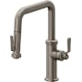 California Faucets Descanso Works 1.8 GPM Single Hole Pre-Rinse Pull Down Kitchen Faucet - Includes Escutcheon Graphite
