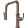 California Faucets Descanso Works 1.8 GPM Single Hole Pre-Rinse Pull Down Kitchen Faucet - Includes Escutcheon Satin Bronze