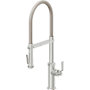 California Faucets Descanso Works 1.8 GPM Single Hole Pre-Rinse Pull Down Kitchen Faucet - Includes Escutcheon Polished Chrome