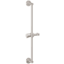 California Faucets Jalama Wall Mounted Slide Bar with Cylinder Knob Handle Satin Nickel