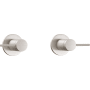 California Faucets D Street Traditional Valve Trim Only with Dual Lever Handles - Less Rough In Satin Nickel
