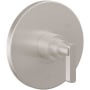 California Faucets Pressure Balanced Valve Trim Only with Single Lever Handle - Less Rough In Satin Nickel