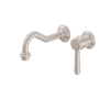 California Faucets Montecito 1.2 GPM Wall Mounted Vessel Widespread Bathroom Faucet Satin Nickel